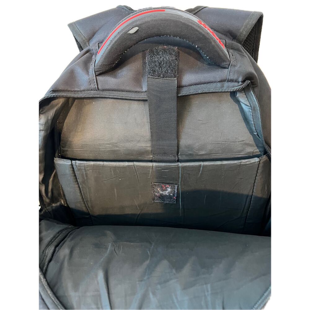 Conquer Padded Computer Black Backpack - Picture 4 of 4